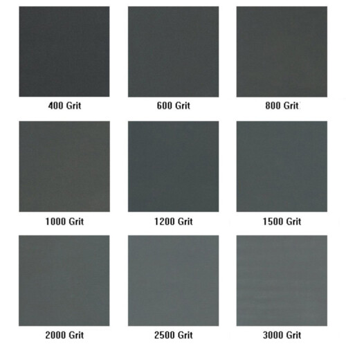 90 Pezzi 400 A 3000 Grit Carta Per Smerigliatura Auto E 1