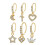 6 Pezzi Cuffie Nasali Con Clip Per 4