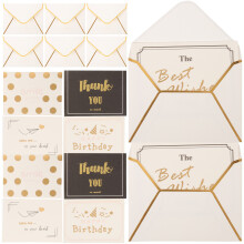 10 Set Biglietti Festivi Con Buste Assortito