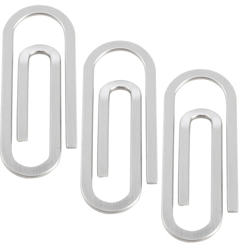 3 Pezzi Clip Portaclip Fermacarte Per Ufficio