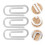 3 Pezzi Clip Portaclip Fermacarte Per Ufficio 3