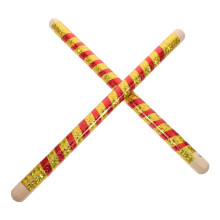 2 Pezzi Bastoni Legno Dandiya Per Bambini E Adulti