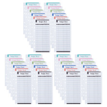 36 Pezzi Fogli Budget Tracciamento Spese Forati Per Planner