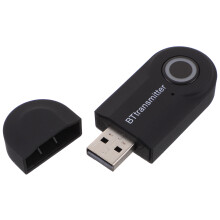 Transmitter Wireless USB 3,5 Mm Audio Aux Per TV Cuffie MP3 (Nero)