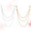 2 Pezzi Con Frange In Metallo Per 11