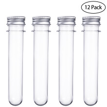 12 Sztuk Plastikowe Probówki Z Nakrętkami 40 Ml Na Do Kąpieli