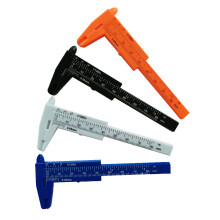 Mini Przesuwny Suwak Z Plastiku 80 Mm Do Biżuterii (Biały)