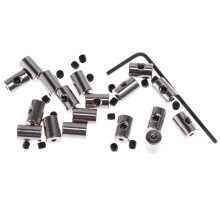 50 . Wajchel Śruby Odznaka Separator Metalowe Srebrne