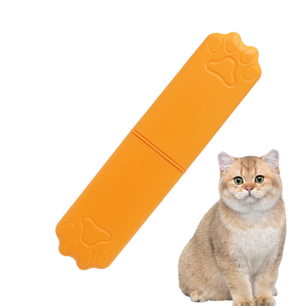 Pet Comb Cat Hair Grooming Tool Portable Stainless Steel For Small And Medium Cats And Dogs Orange-image-OPC-PMNHSHS-NEW