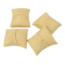 6 Pcs Small Jewelry Display Pillow For Bracelets, Chains, Watch, Jute
