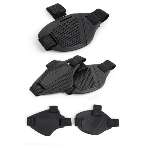 De Borracha Para Câmbio Motocicleta, Capa Botas (Preto+ )