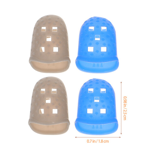 50 Unidades De Dedo Silicone Para De Guitarra 1