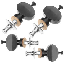 4 Pcs Tarraxas Para Ukulele E Guitarra Com Botão De Afinação