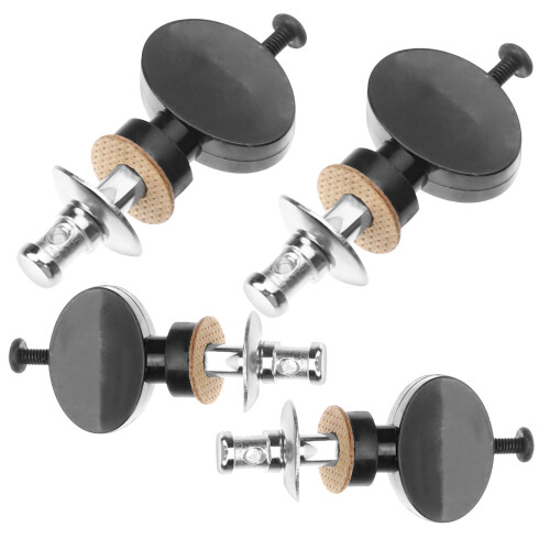 4 Pcs Tarraxas Para Ukulele E Guitarra Com Botão De Afinação
