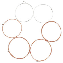 6 Unidades De Bronze Liga Fosforosa Para Guitarra Folk
