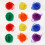 12 Unidades Lenço Quadrado De Cores Pastel Para 6