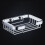 Porte- Acier Mural Argent Pour Salle De Bain 5