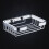 Porte- Acier Mural Argent Pour Salle De Bain 11