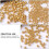 2800 Pcs Diy Espaçador Cobre 7