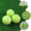 3Pcs Bolas De Golfe Luminosas De Absorção De 9