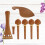 Conjunto 4/4 Cavalete Para Violino Com Queixo E 11