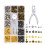 1 Rebites De Couro 6mm 8mm Com Kit Ferramentas 4