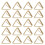 20 Unidades Mini Suportes Para Cartões De Triangular 8