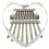 Small 8 Teclas Kalimba Piano Mini Instrumento Musical 1
