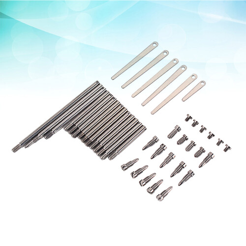 41 Peças Parafusos Saxofone Haste Molas C704 Prata 2