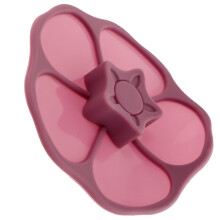 Tampa De Silicone Com Flor, Anti-Poeira E Anti-Vazamento