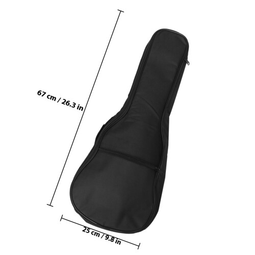 Bolsa Antiágua 26 Polegadas Para Guitarra Com Alça E Capa 2