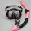 Conjunto De Máscara De Silicone Com Snorkel Antiembaçante 9