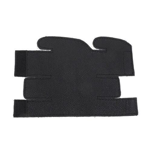 Capa Protetora De Couro Genuíno Para Válvulas De Trompete Preto 1