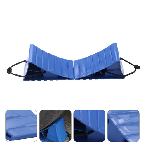 2 Pcs Calço De Para Pneu, Antiderrapante, Bloco De Alinhamento 1
