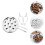Conjunto De Para Escargot Aço Inoxidável Com 9