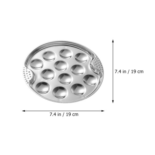 Conjunto De Para Escargot Aço Inoxidável Com 1