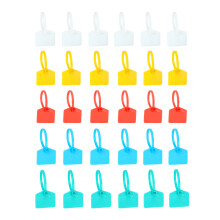 100 Unidades Bolsa Com Fecho Automático Náilon Para Etiquetas Ethernet