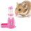 Dispenser De Pet 125Ml Com Base Cabana Para Pets Pequenos (Rosa) 9
