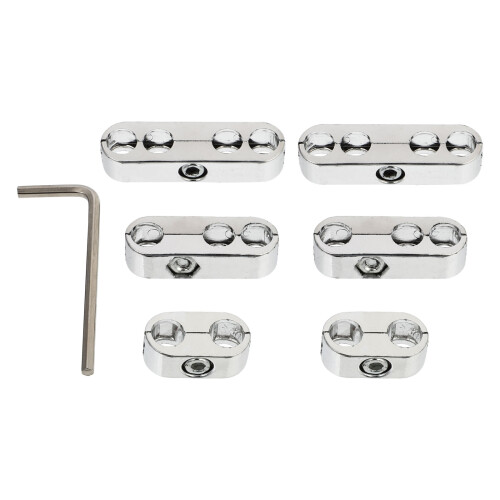 Conjunto De Separadores De De Vela Cromados Para Automóvel