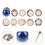 20 Unidades Botões De Com E Broches Decorativos 5