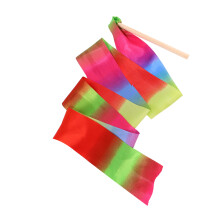 1 Unidade Fita Colorida 2 M X 10 Cm Para Ginástica Rítmica E Dança