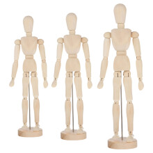 3Pcs Manequim Para Artistas Escrivaninha