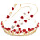 Conjunto Exuberante De Tiara, Coroa, Colar E Vermelha 7