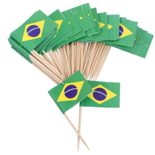 100 Unidades De Com Do Brasil Para Cupcake