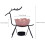 Queimador De Óleo Deer Iron Com Suporte Para Vela Rosa 2