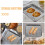 baking sheet pan with wire rack stainless steel oven tray kitchen 7