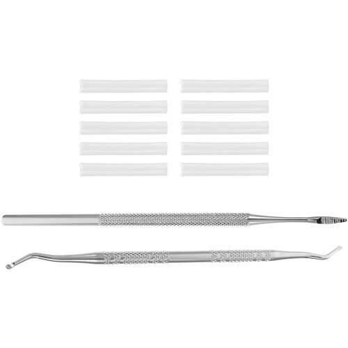 3Pcs Ortodontiska Nagelplåster, Krökta Färgsorterade 1