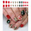 Faux ongles verts à pression de noël, 24 pièces, couverture 1