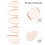5St Professionella Pc Pipa Spikar För Stränginstrument (Orange) 4