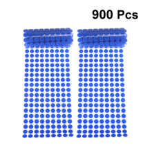 900 Pcs 10 Mm Bakmed Limsida Och Blå